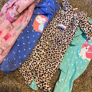Bundle 3 month fleece sleepers